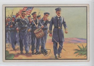 1954 Bowman US Navy Victories Blue Back Los Angeles Captured #21 z6d