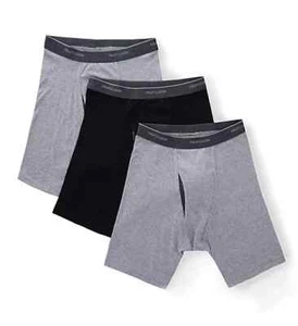 Fruit of the Loom Men's CoolZone Fly Cotton Boxer Briefs,3 Pack 2XL 44-46 Waist - Picture 1 of 5