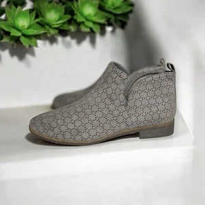 🌻NUEVOS Botines Perforados Dr. Scholl's Gris "Rate" Talla 7.5 Ancho Ancho. - Imagen 1 de 12