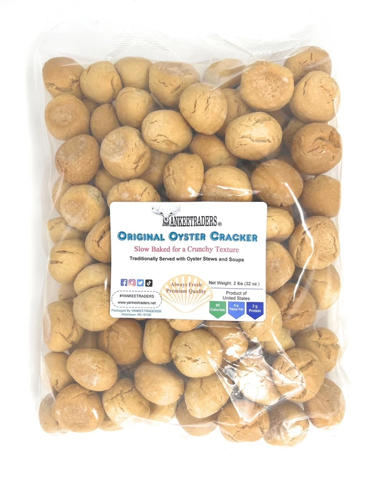 Original Oyster Cracker, Jumbo Size, 2 lbs. ~ YANKEETRADERS® ~ FREE SHIPPING - Image 1 of 4