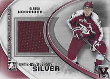 2011-12 ITG Final Vault Heroes & Prospects Jerseys Silver Slater Koekkoek # 1V1 