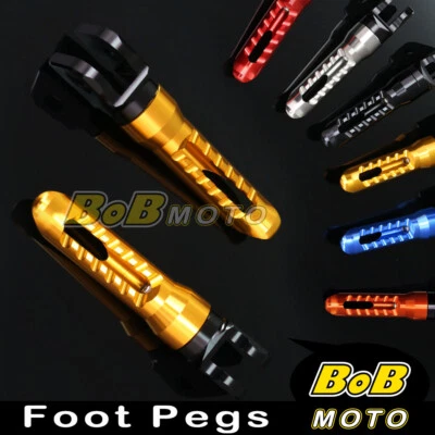 CNC Front Foot Pegs Rests For Honda CBR600RR CB1000R CBF1000F CBR1000RR - Imagem 1 de 4