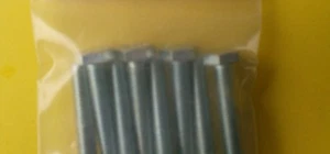 JUEGO DE TORNILLOS DE CABEZA HEXAGON 1/4"" SIN F X 1 1/2"" DE LARGO UFS125/12 X 8 - Imagen 1 de 1