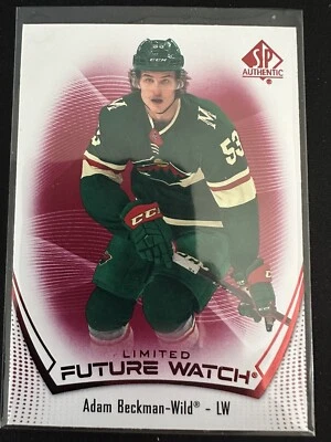 2021-22 SP Authentic Future Watch Rookie Limited Red #164 Adam Beckman - Image 1 of 2