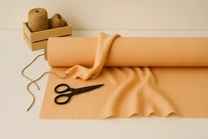 Sunset Cotton-Linen Fabric by the Yard – Lightweight Textile for Crafts & Décor - Picture 1 of 10