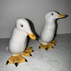Malicorne Ducks Made in France Fauencerie d'Art de Malicorne Ceramics Set of 2 - Picture 1 of 15