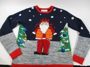 Maglione Jolly Maglioni Brutto Natale - Cool Babbo Natale - Unisex Tg M 38-40 Stile 20040 - Foto 1 di 7