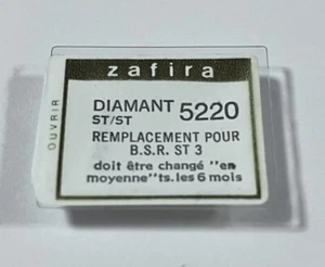 Nos Zafira 5220 BSR ST 3 Ersatz New Diamond Stylus Diamant ST/ST Boxed - Bild 1 von 2