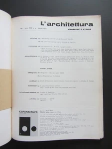 Zevi L'ARCHITETTURA cronache e storia 1967 BRUNO MUNARI CARLO SCARPA MACKINTOSH - Imagen 1 de 8
