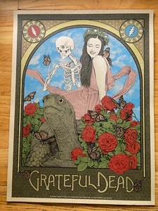 Poster stampa serigrafica 2018 GRATEFUL DEAD TIMOTHY PITTIDES 18""x24"" TOUR CONCERTO - Foto 1 di 5
