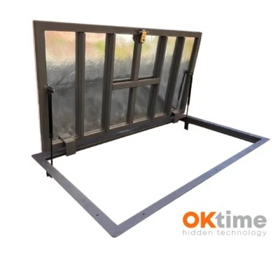 OK TIME Schachtabdeckung 100 x 120 сm Seitenscharniere, Bodenluke Schachtdeckel