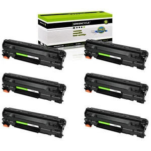 6PK CF283A 83A Black Laser Toner Cartridge Fits for HP LaserJet Pro MFP M125rnw - Picture 1 of 21
