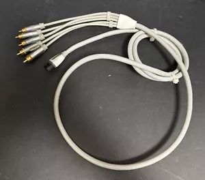 Rocketfish Braided Metal Tip Nintendo Wii 8' Foot HD Component Audio Video Cable - Picture 1 of 5