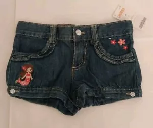Pantaloncini jeans blu Gymboree floreali a sirena taglia 2T nuovi con etichette non outlet - Foto 1 di 5