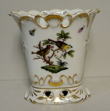 Herend ROTHSCHILD BIRD 4-5/8" Oval Vase VSO411