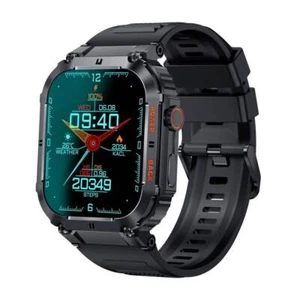Smartwatch Swiss Go Koniz 1.96`` Bt5.0 Noir (SWI302360) - Photo 1 sur 6