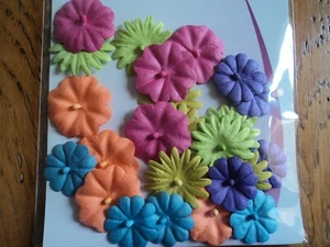 Pack of Beautiful Create and Craft Paper Flowers. 'Pastel Colours' (B111) - Picture 1 of 2