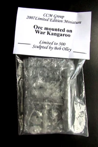 OOP CCM Group Metal Limited Edition Orc Mounted War Kangaroo No94 BNIB - Picture 1 of 2