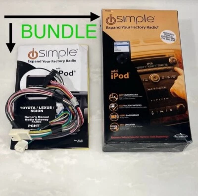 iSimple Car Factory iPod To Car Radio Connect Attach Play Audio Kit PLUS Harness - Image 1 of 4