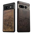 Carveit Wood Phone Case for Google Pixel 8 Pro 7a 7 Pro 6 Pro 6a 6 7 8 Cover