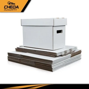 Cajas de almacenamiento de cómics duraderas 10 piezas de bodegas cortas 150-175 archivo apilable - Imagen 1 de 9