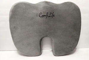 ComfiLife Memory Foam Seat Cushion - Gray, New - Picture 1 of 4