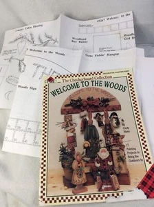Welcome to the Woods Folk Art Tole Decorative Painting Patterns - Picture 1 of 12