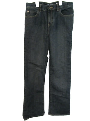NWT The Children's Place Boot cut 12 Girls Blue Jeans Adjustable waist Denim - Image 1 of 4