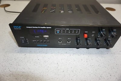 Pyle PMSA126BU, Wireless Bluetooth Amplifier Receiver untested parts or repair - Image 1 of 4