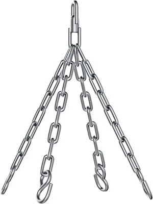 RDX Saco de Boxeo de Alta Resistencia Hierro 4 Paneles Cadenas Montaje en Pared MMA Percha de Entrenamiento Foto 1 de 4