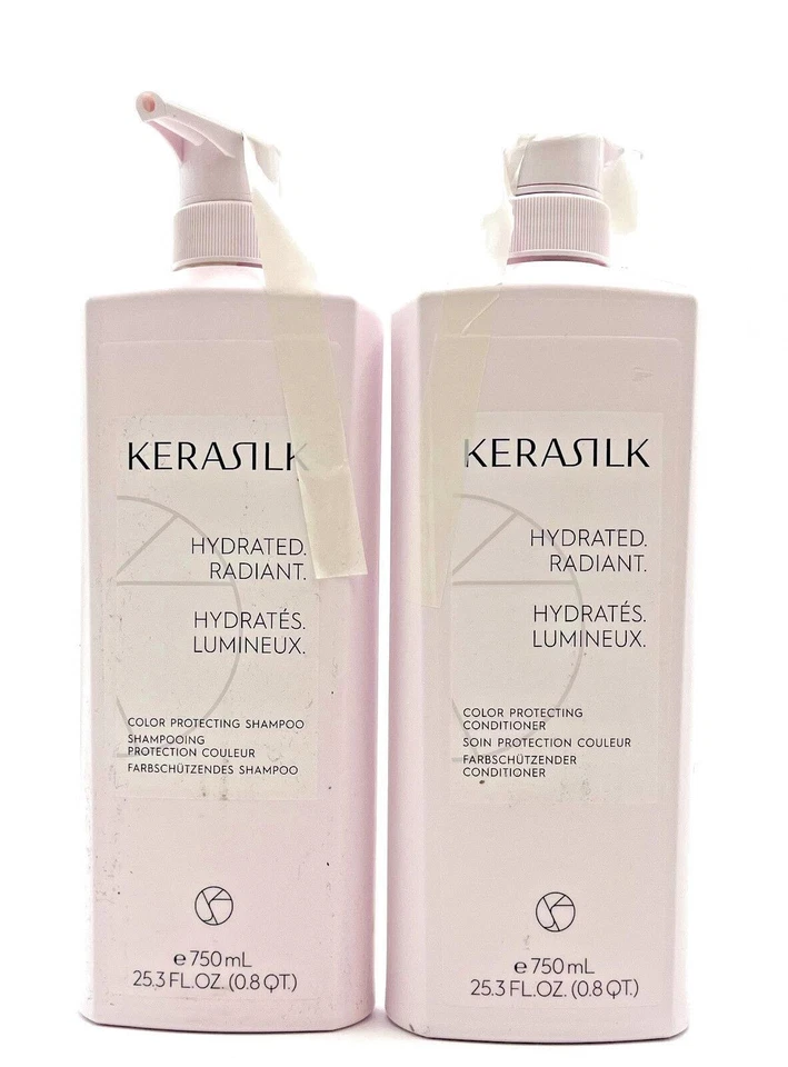 Kerasilk Hydrated Radiant Color Protecting Shampoo & Conditioner 25.3 oz Duo - Image 1 of 1