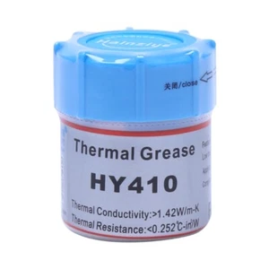 10g 1.42W White Thermal Grease Paste Compound Chipset Cooling For CPU GPU HY410 - Afbeelding 1 van 8