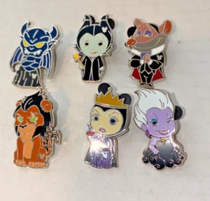 Disney 2024 WDW Oculto Mickey Disney Prendedor Villanos Conjunto de 6 Prendedores con Cazador - Imagen 1 de 6