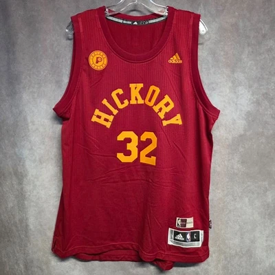 Adidas 2015 NBA Indiana Pacers Hickory Georges Niang 32 Swingman Jersey Mens L - Photo 1/4