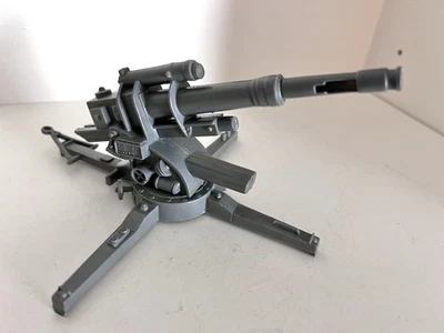 MARX BATTLEGROUND/DESERT FOX - PISTOLA DE CAMPO ALEMANA 88 GRIS OSCURO - EN MUY BUENA CONDICIÓN - IMPRESCINDIBLE Foto 1 de 4