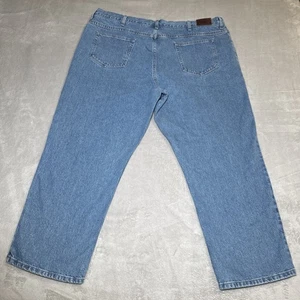 LL Bean Comfort Waist Jeans Men’s Size 46x29 Blue Denim Cotton - Picture 1 of 12