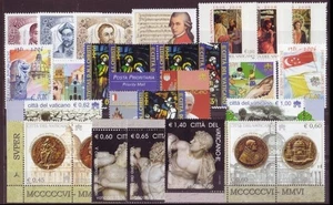 2006 VATICANO ANNATA COMPLETA COMMEMORATIVI SENZA FOGLIETTI E LIBRETTI MNH** - Imagen 1 de 1
