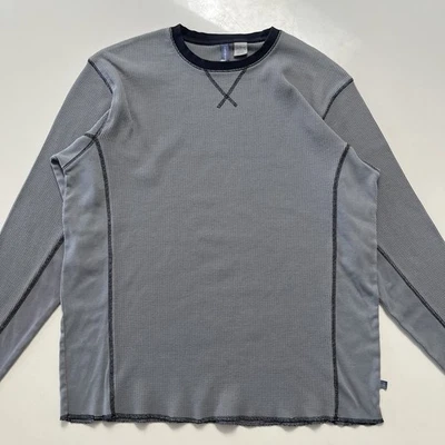 Camisa/Suéter Térmico Canyon River Blues Hombres L Tejido Gofre Azul Cuello Redondo Foto 1 de 4