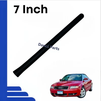Antena 7" Corto Negro Repuesto Mástil Radio AM/FM Para Audi A4 Quattro 2001-05 Foto 1 de 3