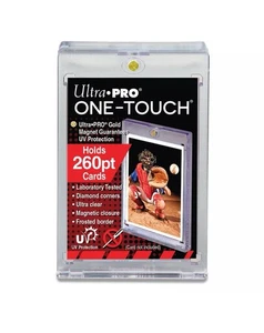 (2) Ultra Pro 260pt One Touch Magnetic Thick Card Case Holder 260 PT - Picture 1 of 1