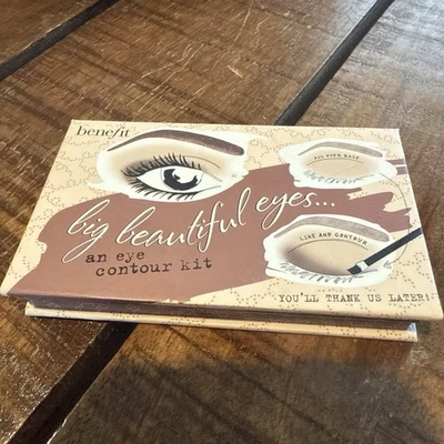 Paleta de sombras de ojos Benefit Big Beautiful Eyes cálido-neutro en caja rara Foto 1 de 4