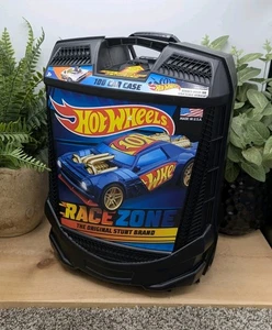 Hot Wheels Collectable 6 Carrier Pull Up Handle 100 Car Plastic Carry Case - Picture 1 of 6