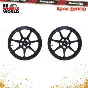 Royal Enfield alloy rim sub assembly Front & Rear black for interceptor 650 - Picture 1 of 10