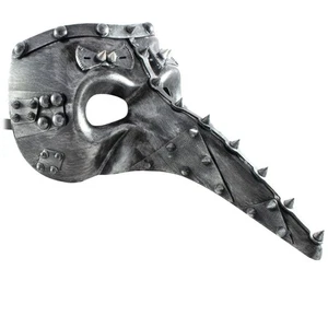 Steampunk MASQUERADE Mask | Long Nose MENS Mask | Fancy Dress FILIGREE PROM BAL - Picture 1 of 12
