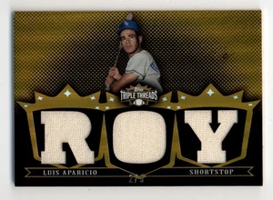 2007 Topps Triple Threads Gold #TTR-31 Luis Aparicio ROY Game-Used Patch 2/9 - Picture 1 of 2