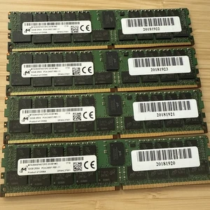 MICRON MTA36ASF4G72PZ-2G3 32GB 2Rx4 DDR4 19200 PC4-2400-R REG SERVER MEMORY RAM - Picture 1 of 1
