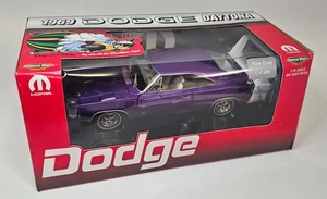 ERTL 1/18 1969 DODGE DAYTONA PLUM CRAZY WITH WHITE WING - 1 OF 500 with tool box - Picture 1 of 17