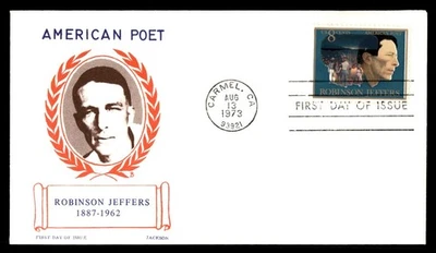 Mayfairstamps US FDC 1973 California Robinson Jeffers appreciation jackson aau_5 - Image 1 of 2