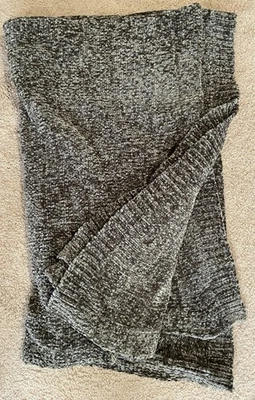 Chenille Throw verde 50”x60” poliéster nuevo con etiquetas Foto 1 de 3