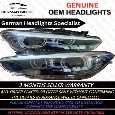 2015 BMW 1-SERIES F20, F21 LCI SHADOW EDITION LED HEADLIGHT LEFT OR RIGHT OEM - Image 1 of 4